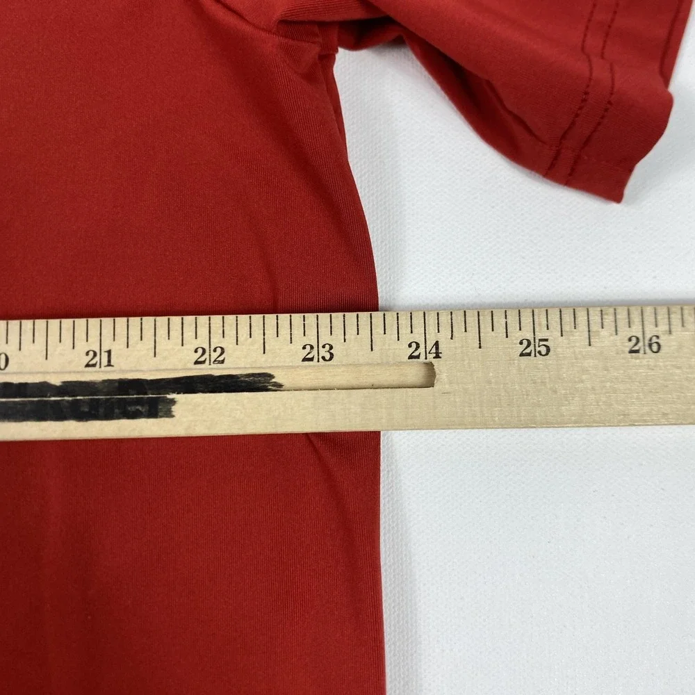 Polo Ralph Lauren RLX Polo Shirt Mens Large Red Berkeley Classic Golf Stretch